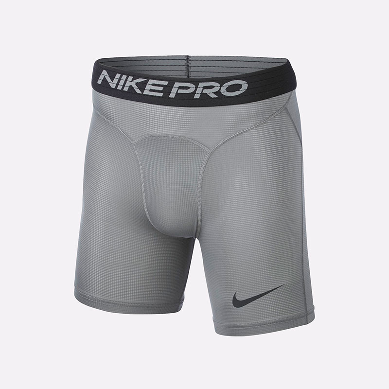 мужское серое компрессионное бельё Nike Pro Breathe Shorts CJ4787-085 - цена, описание, фото 1